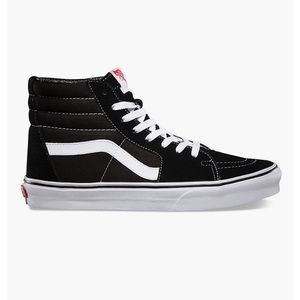 VANS Sk8-Hi Black & White Shoes